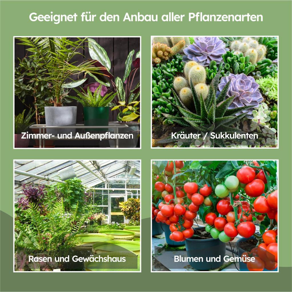 Cocokings CocoGrow Universelle Gartenerde - 3 Varianten: 3 x 650g, 6 x 650g, 9 x 650g - Natürliche & Torffreie Kokos-Anzuchterde - Perfekt für Kräuter, Gemüse, Exoten & Mehr