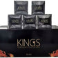 Grillkohle aus Kokonuss - 20 kg Cocokings Premium Shisha- und BBQ-Kohle aus Kokonussschalen - 2 Stunden Brenndauer